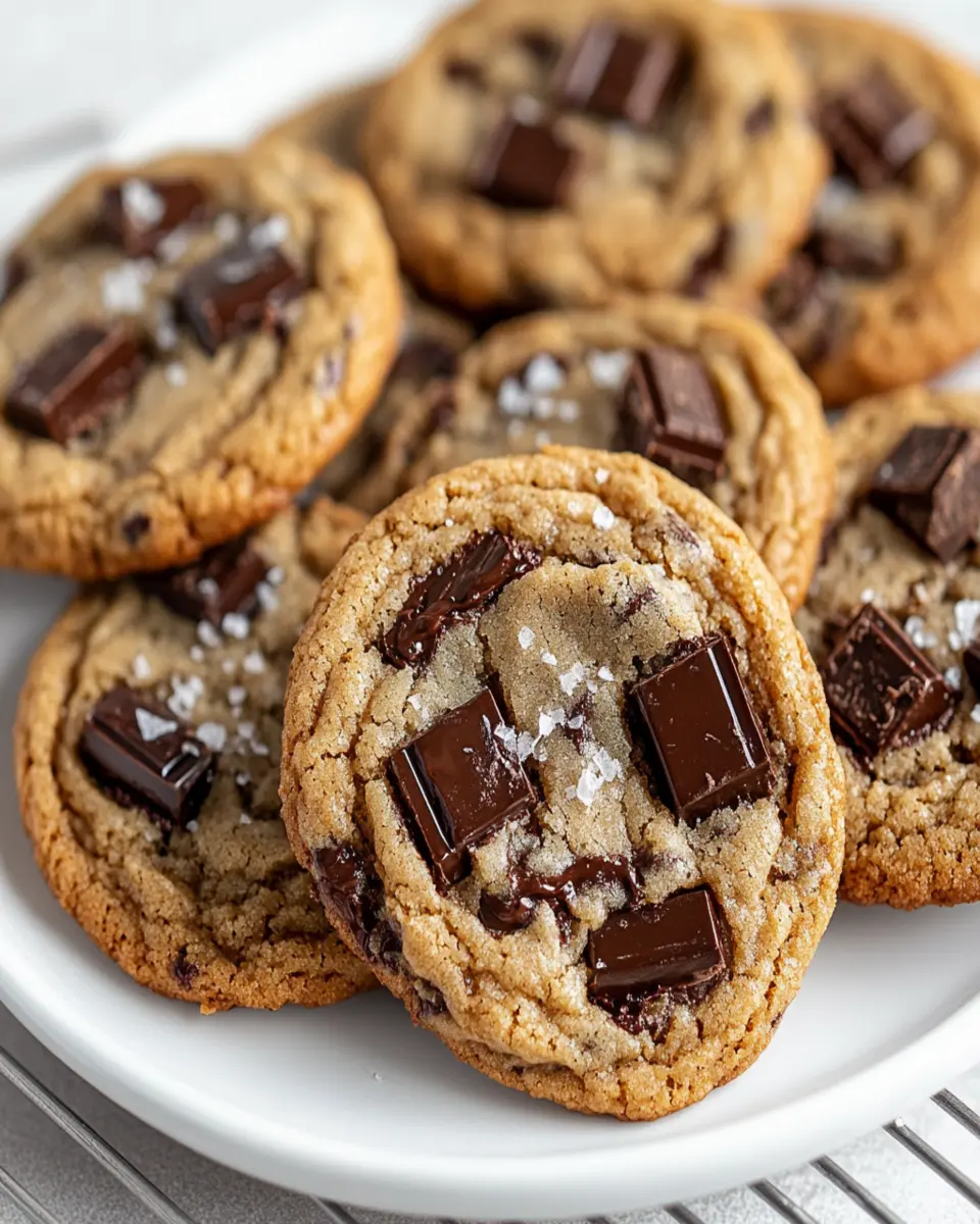 Bourbon Brown Butter Chocolate Chunk Cookies First Image First Image
