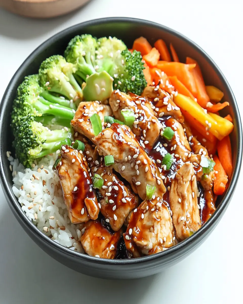 Instant Pot Teriyaki Chicken Bowls Recipe First Image First Image