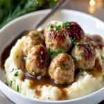 Turkey and Stuffing Meatballs First Image First Image