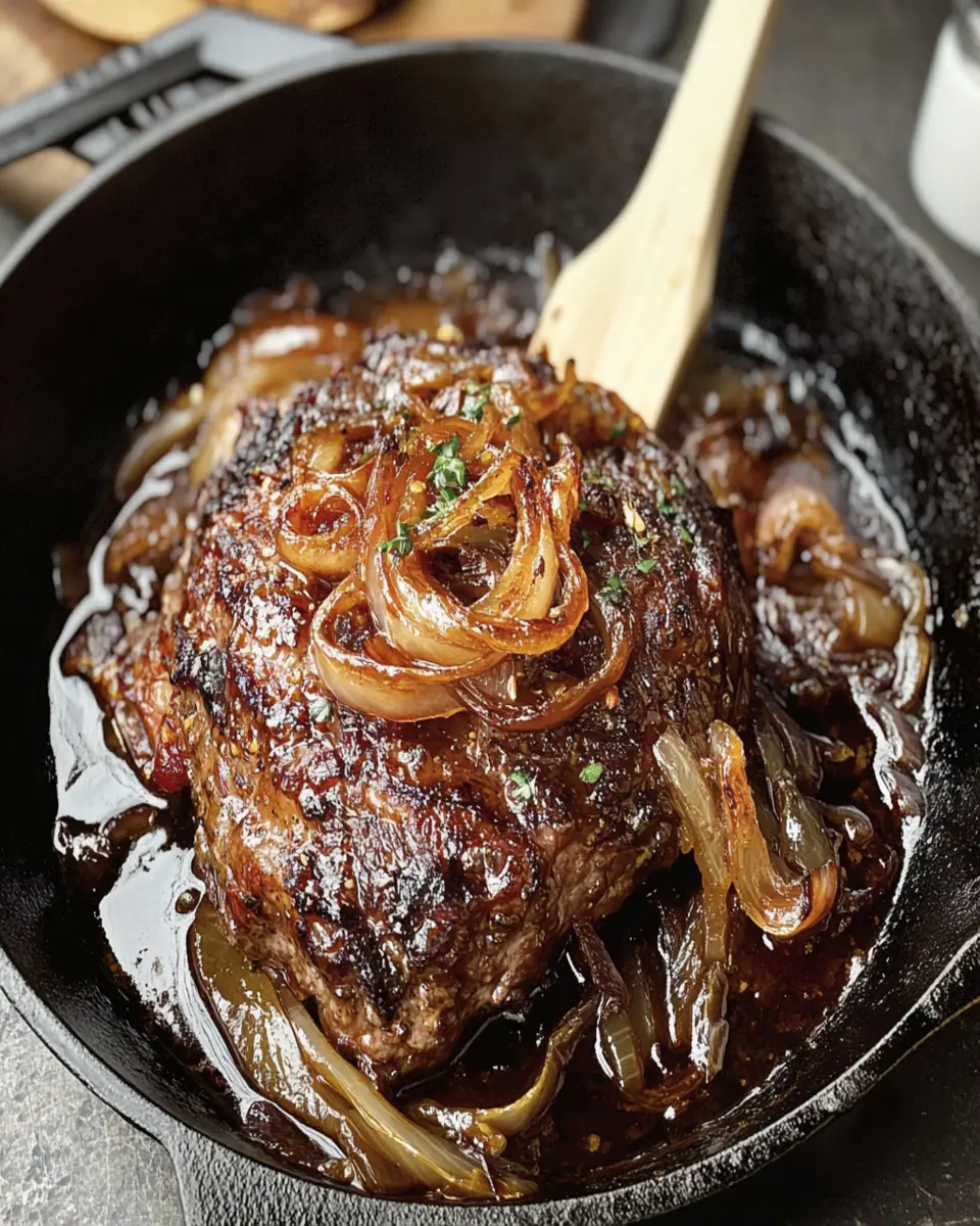 Cast Iron French Onion Chuck Roast with Dano’s Seasoning First Image First Image