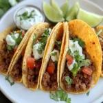 Crispy Ground Beef Tacos First Image First Image