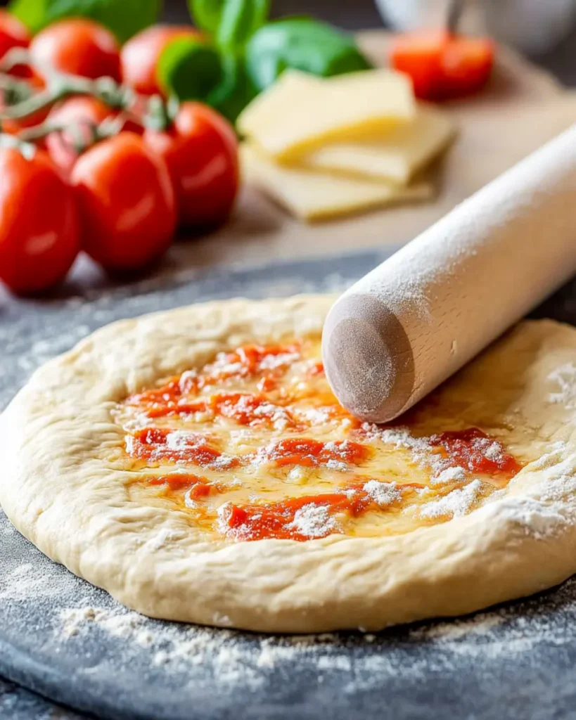 Easy Homemade Pizza Dough First Image First Image