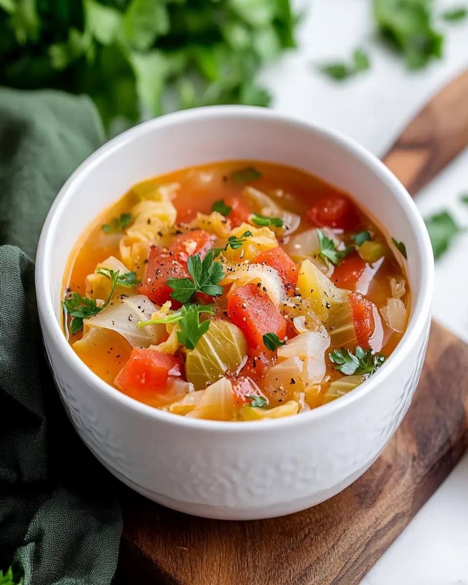 Instant Pot Cabbage Vegetable Soup First Image First Image