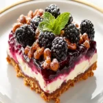 Salted Bliss Blackberry Pretzel Fusion – Sweet & Salty Dessert First Image First Image