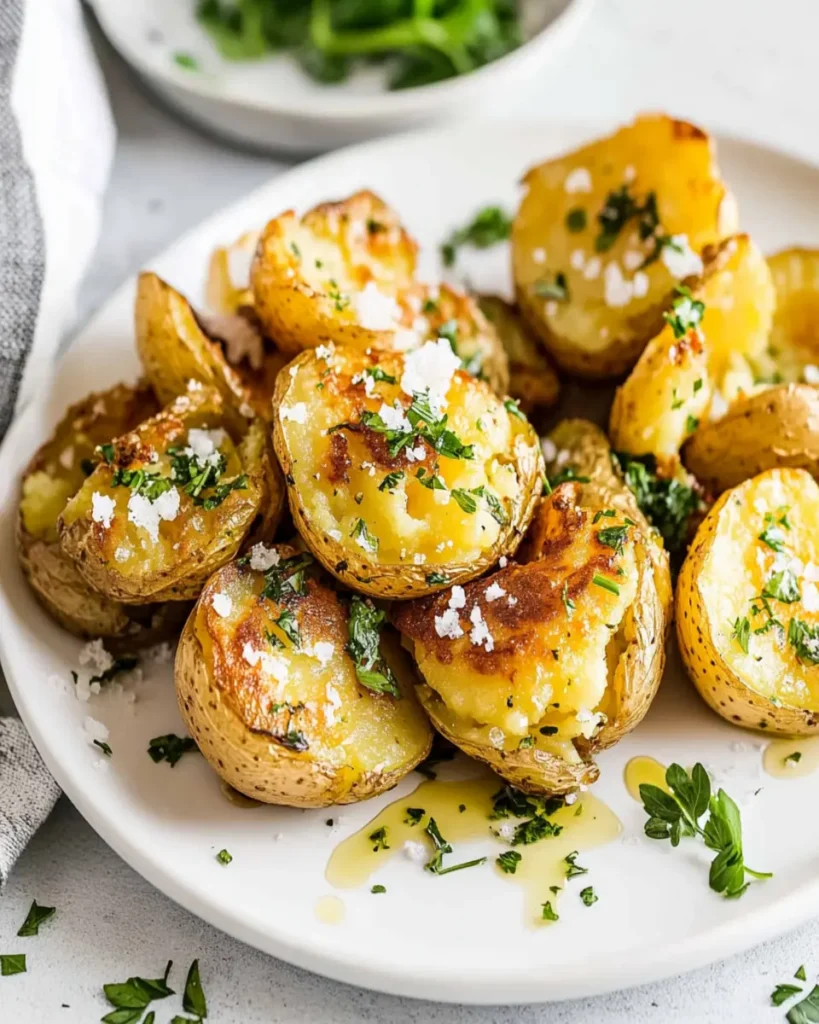 Easy Smashed Potatoes Recipe First Image First Image