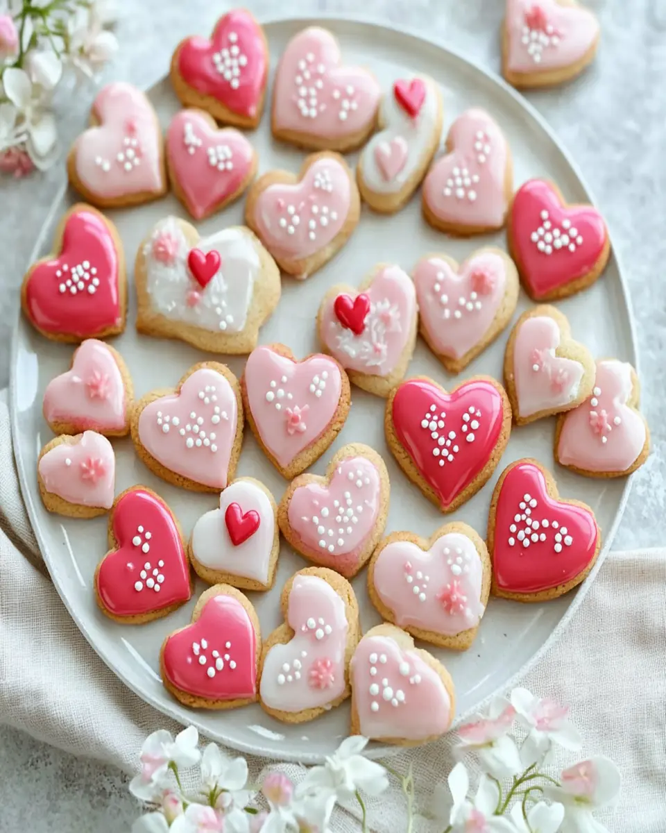 Mini Heart Sugar Cookies First Image First Image
