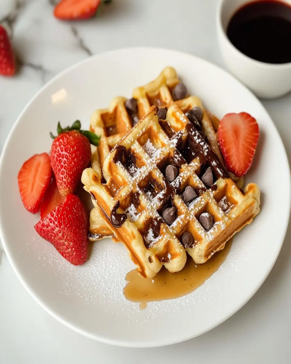 Favorite Chocolate Chip Waffles First Image First Image