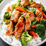 Slow Cooker Teriyaki Chicken and Stir Fry Veggies Recipe First Image First Image