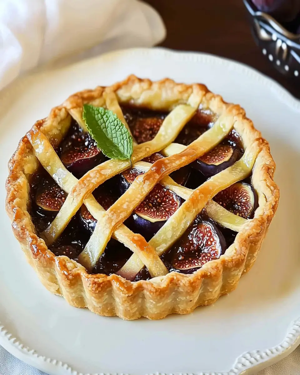 Fig Tart (Italian crostata) First Image First Image