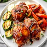 BBQ Baked Boneless Chicken Thighs – Easy Recipe First Image First Image