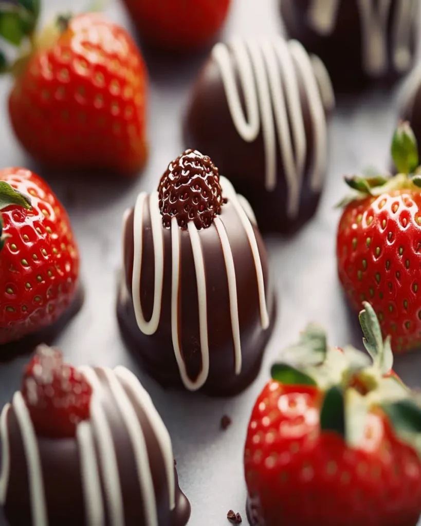 Chocolate Covered Strawberries Recipe First Image First Image