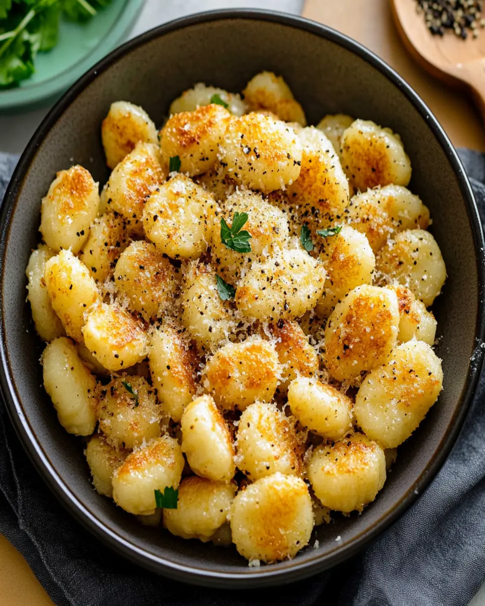 Cacio e Pepe Air Fryer Gnocchi First Image First Image