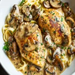 Creamy Mushroom Chicken – Easy Dinner Recipe First Image First Image