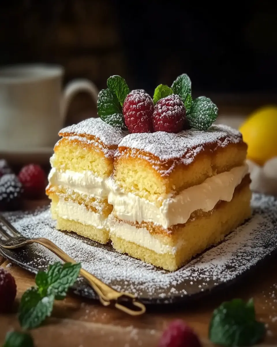 Karpatka Cake Recipe – A Creamy Polish Mountain Cake First Image First Image