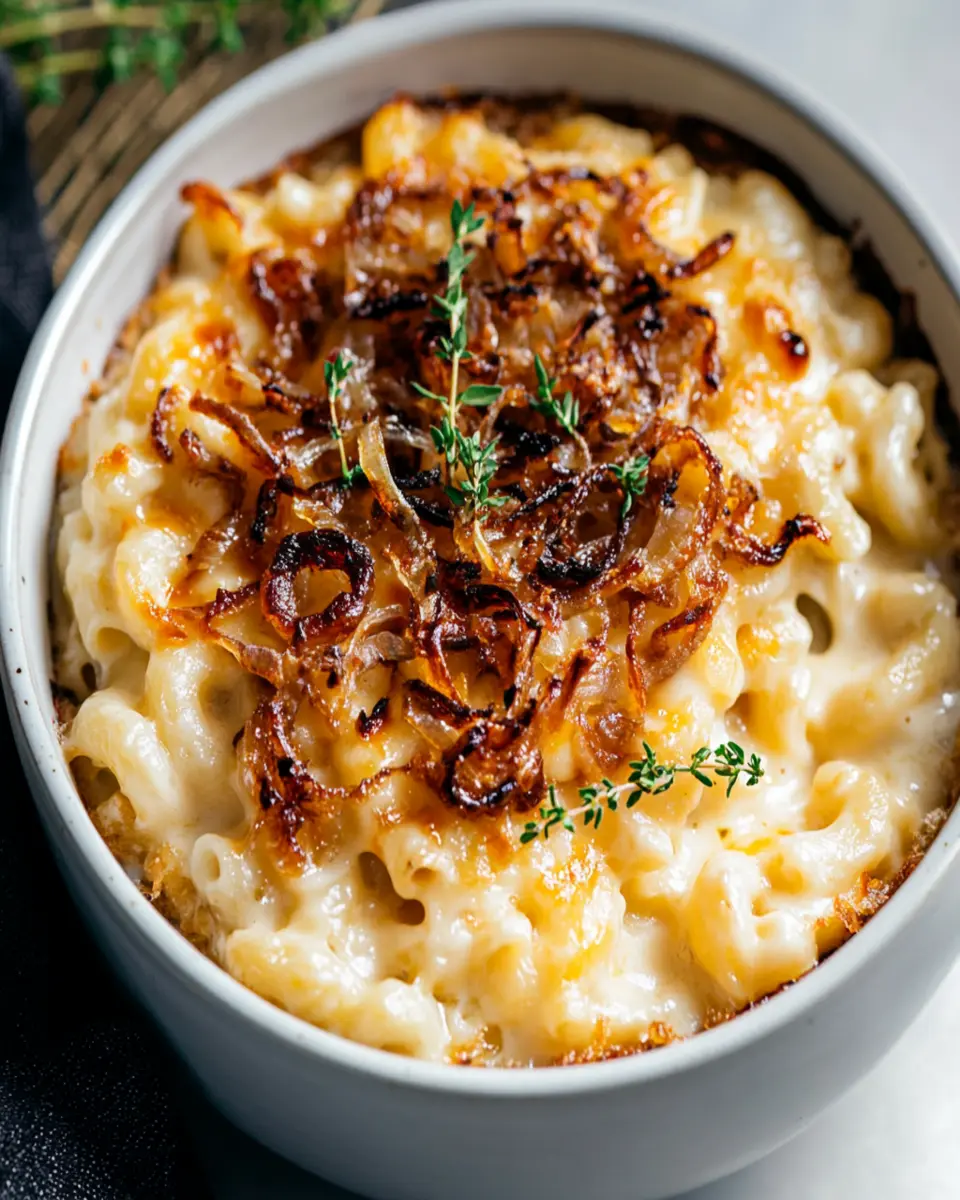 French Onion Mac And Cheese First Image First Image