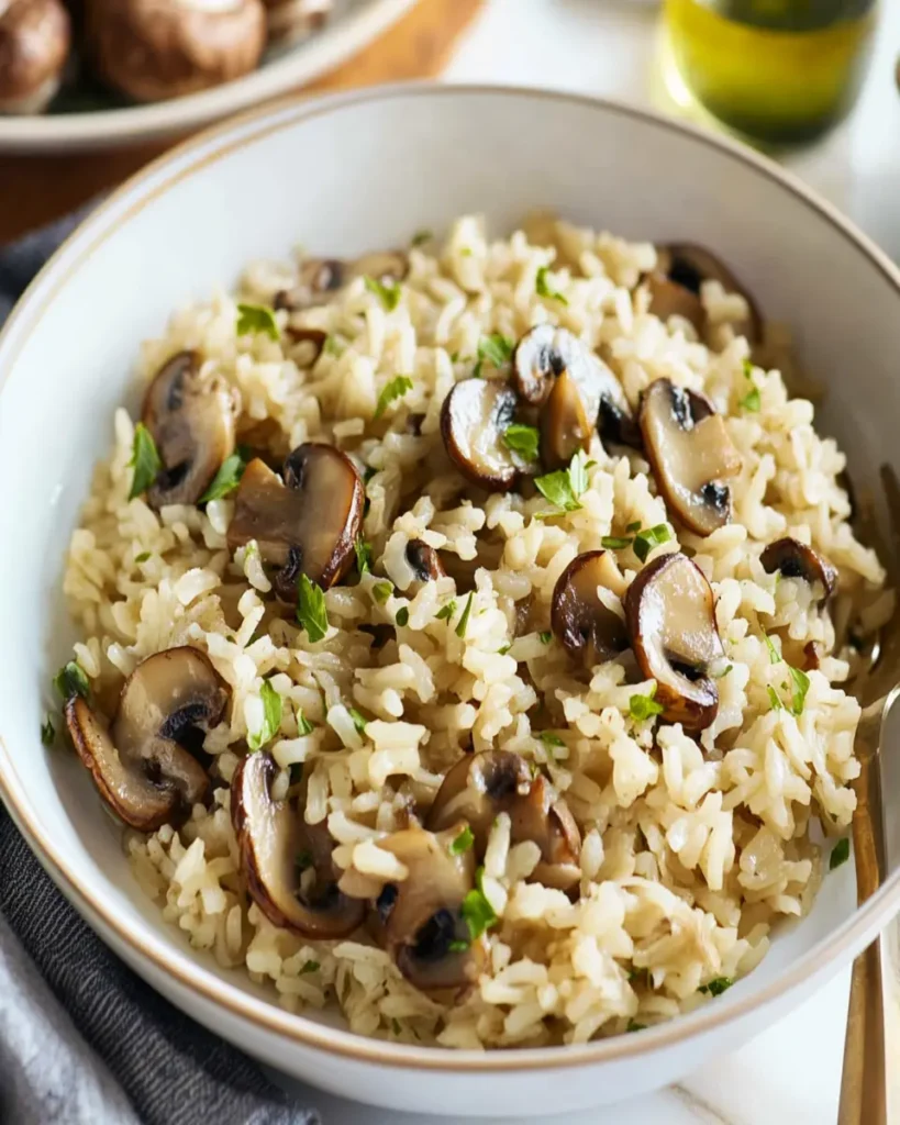 Mushroom Rice First Image First Image