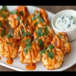 Crispy Baked Buffalo Cauliflower Bites Recipe First Image First Image