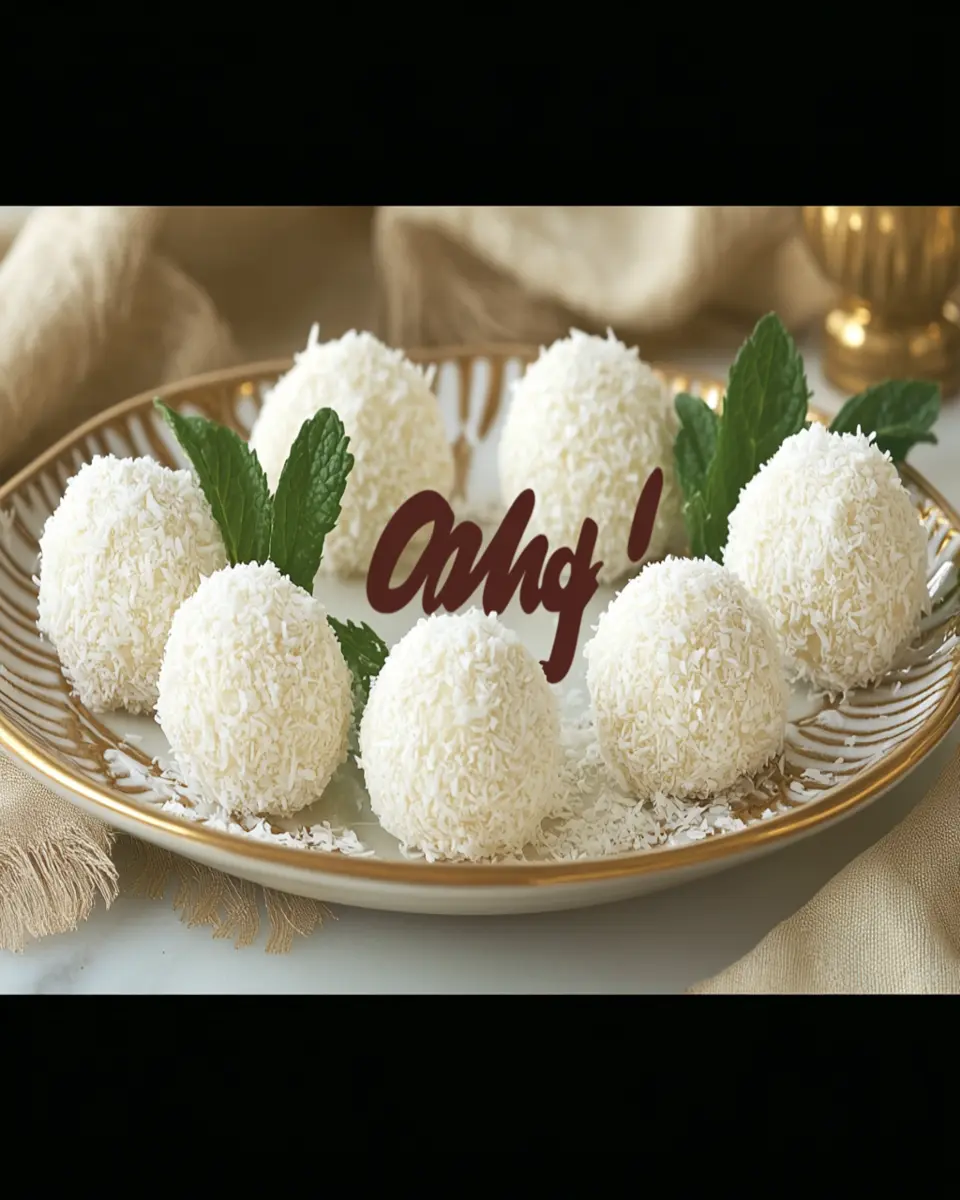 Coconut Snowball Truffles Recipe First Image First Image