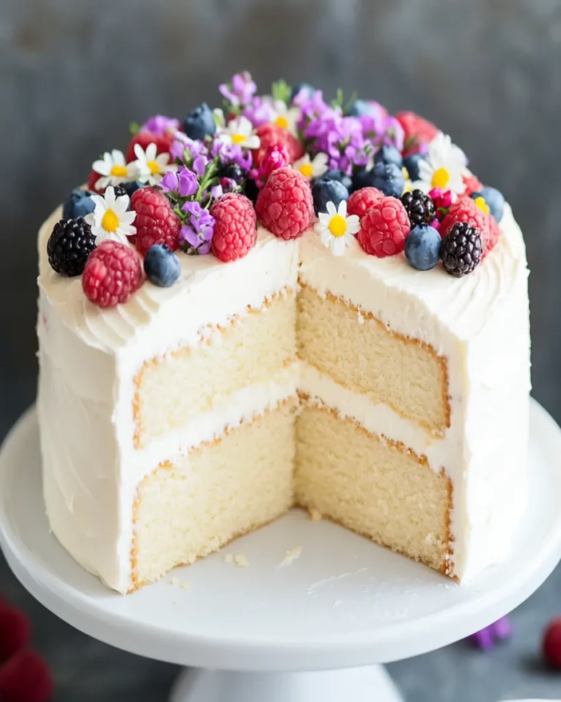 How to make Box Cake Better (White Cake) First Image First Image