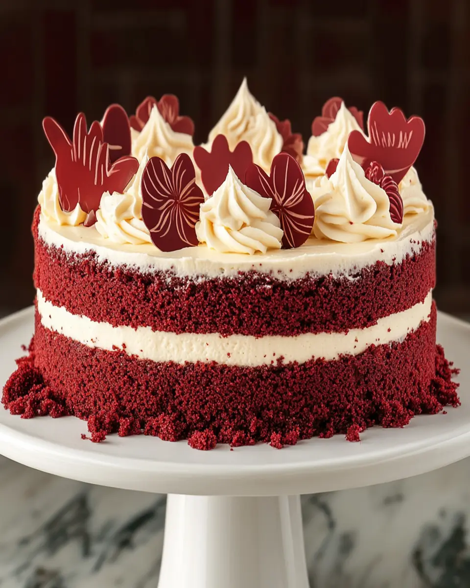 Red Velvet Mocha Cake Recipe First Image First Image