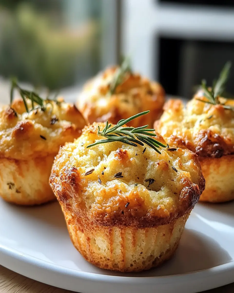 Garlic Rosemary Muffins Bake in Just 20 Minutes—Irresistible! First Image First Image