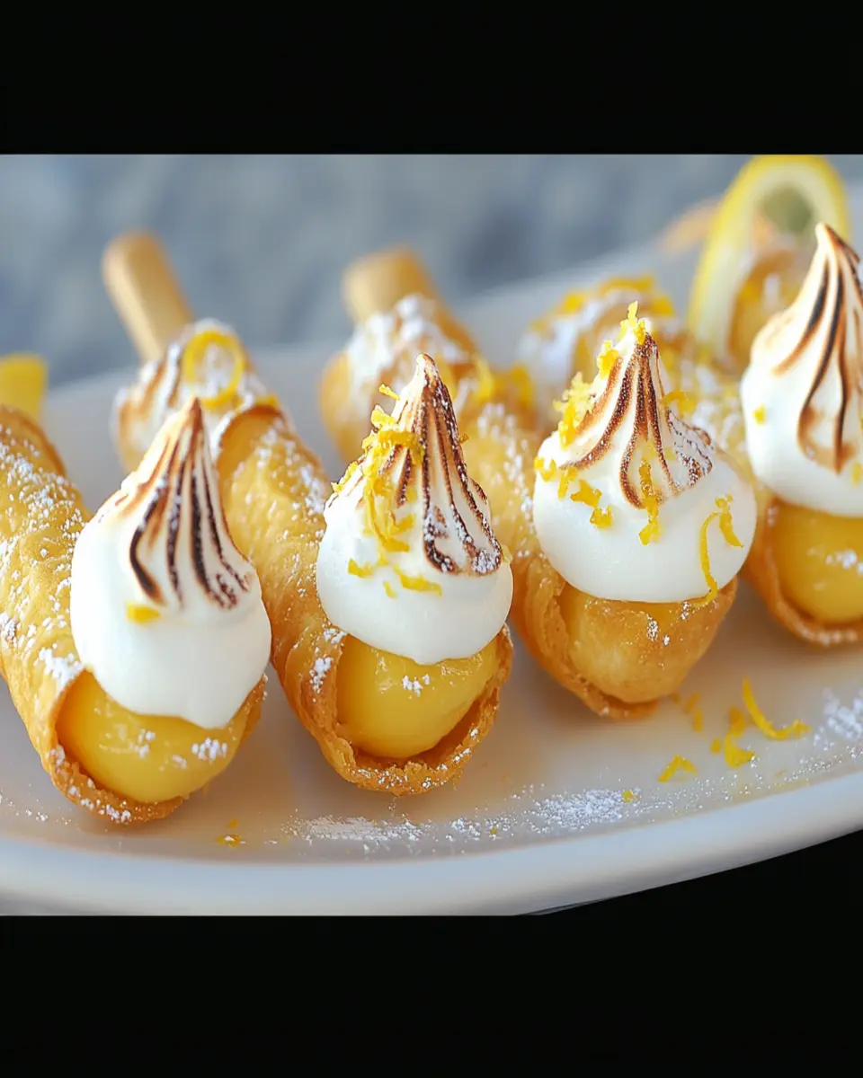Lemon Meringue Pie Cannoli Recipe First Image First Image