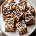Brown Butter Chocolate Pretzel Rice Crispy Treats First Image First Image