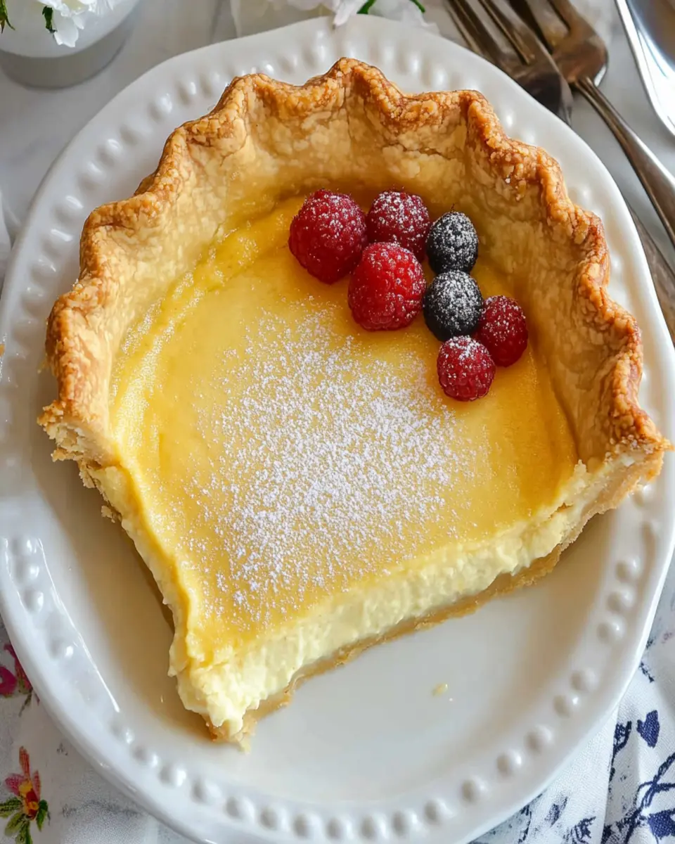 Buttermilk Pie First Image First Image